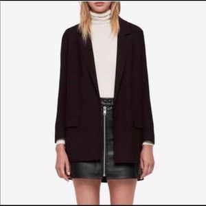 AllSaints Merlot blazer